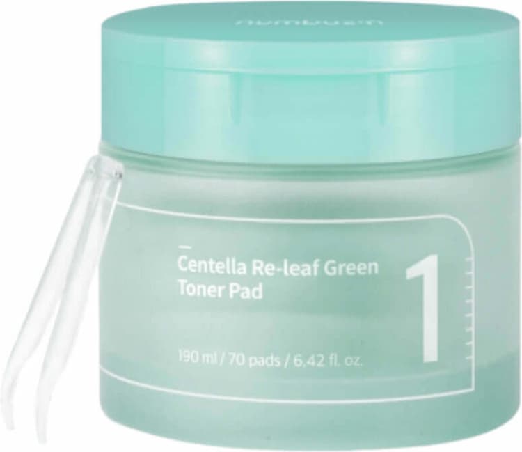Numbuzin No.1 Centella Re-leaf Green Toner Pad