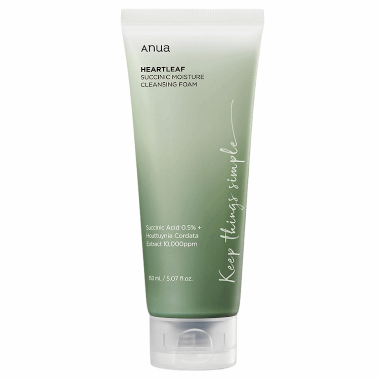 ANUA Heartleaf Succinic Moisture Cleansing Foam